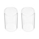 thumbnail image 4 of 4pcs Cubiertas de vela de vidrio transparentes simples de 4 unids Cubiertas de velas a prueba de viento del cilindro HOMEMAXS HaoMX13537443, 4 of 6