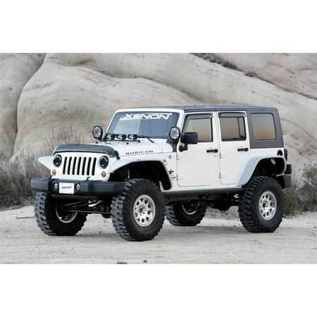 Xenon 9010 Flat Panel Design; Fender Flare Set Fits 07-16 Wrangler (JK)