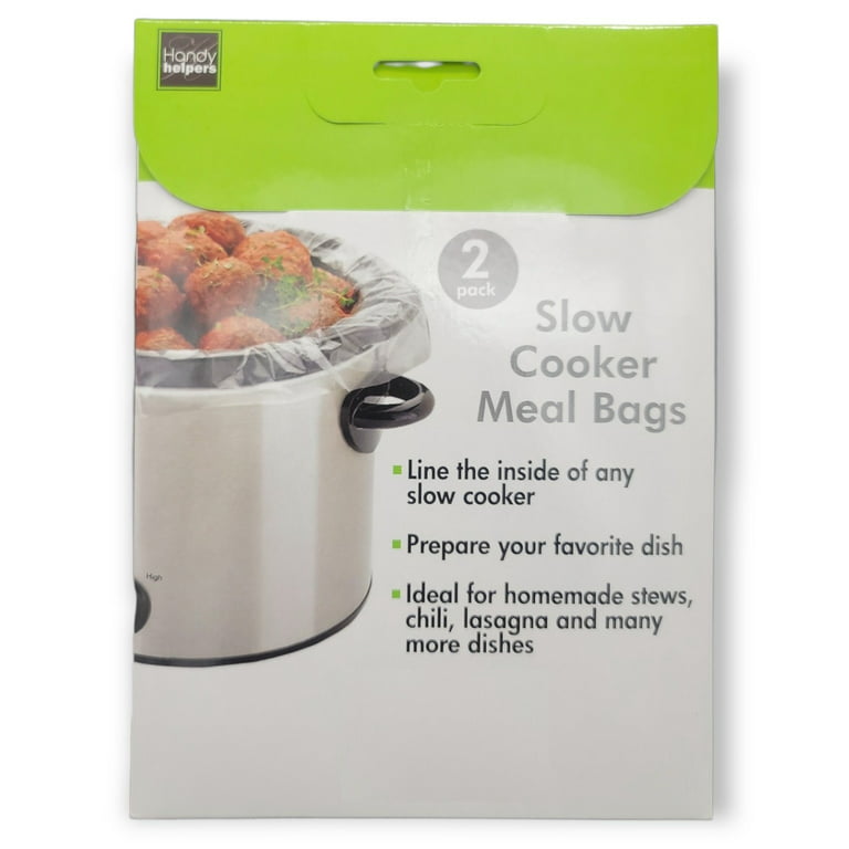 Slow Cooker Liner Bags Oval Round Kitchen Crock Pot Liners for 3-8