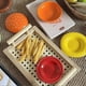 thumbnail image 3 of Burger 6-Layer Mini Dinner Plate, Dessert Plates 6-Piece Combination Set, 3 of 4