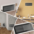 thumbnail image 3 of 4Pcs Magnetic Floor Ventilation Cover 4x10Inch Air Screen PVC for Wall Ceiling Captures Debris, 3 of 7