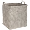 thumbnail image 1 of DII CAMZ38376S PE Coated Woven Paper Rectangular Laundry Hamper Tribal Chevron, Stone & Cream, 1 of 1