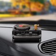 thumbnail image 4 of Difusor de coche, adornos aromáticos giratorios automáticos, perfume solar portátil para coche, Negro, 4 of 8