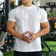 thumbnail image 1 of pstuiky camisetas de hombre, Blusas casuales de verano para hombre, de manga corta, color liso, con cuello redondo y para fitness ropa de hombre l, 1 of 4