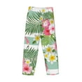 thumbnail image 4 of Kdxio Tropical Flamingo Print Men's Sleep Pajama Pant Lounge Pants with Pockets, 4 of 8