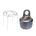 thumbnail image 1 of Quemador de alcohol, estufa de camping, pequeño quemador de alcohol portátil, estufa de alcohol para picnic, interior y exterior, hogar, barbacoa turí Plata, 1 of 8