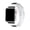 Black & White Stripe, variant on Posh Tech Skinny Silicone Replacement Watch Band for Apple Watch, Black & White Stripe