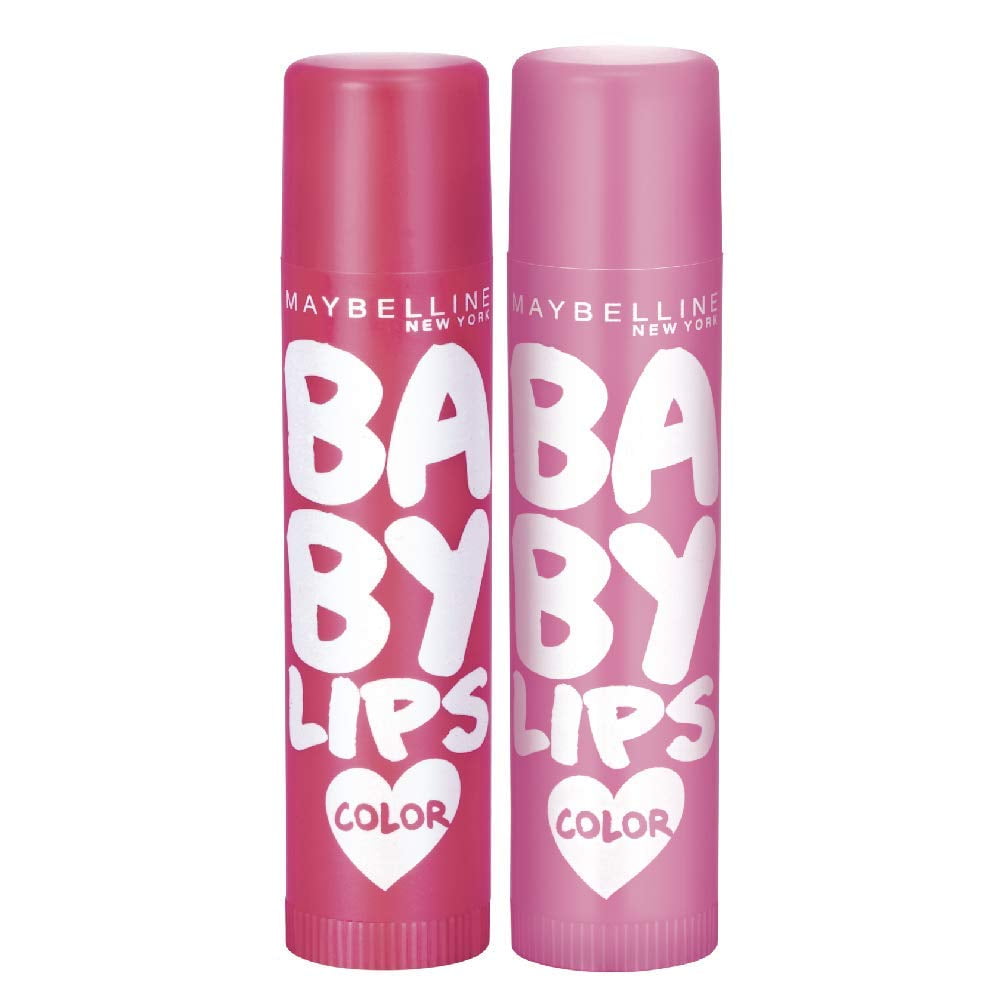 Maybelline New York Baby Lips Lip Balm, Baby Lips Berry Crush/Baby Lips Pink Lolita, Berry/Pink