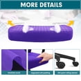 thumbnail image 3 of Lacoo Mid-Back Office Desk Chair Ergonomic Mesh Task Chair with Lumbar Support, Purple, 3 of 8