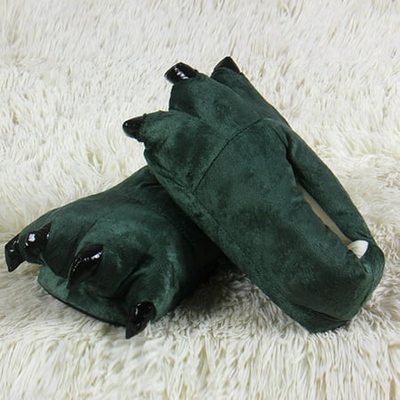 

NECHOLOGY Women Slippers with Arch Support Adult Women Plush Indoor Slippers Animal Shoes Women Boot Slippers Size 6 Green One Size