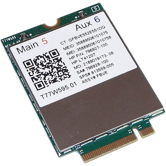 HP New Genuine Elite X2 1012 G1 WLAN INT 802.11AC 18260 BT4 2x2 SAR 800870-001 T77W595-01 813559-005