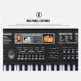 thumbnail image 4 of Teclado Eléctrico Digital De 61 Teclas, Teclado Multifuncional De Piano Portátil Con Micrófono, Teclado De Música Para Niños Guardurnaity EL013898-02, 4 of 4