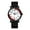 Black Black, variant on Metal Nurse Watch-Medical Scru, Red Pulsometer, Easy Read Dial with Day/Date, Water Resistant