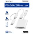 thumbnail image 2 of Refurbished Vivitar MOV416-WHT Universal Mobile Card Reader, White, 2 of 2