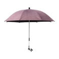 thumbnail image 2 of Baby Parasol Baby Pram Umbrella with Clamp Waterproof Umbrella Sun Protection Baby Parasol for Park Walking Traveling Bike Trolley red, 2 of 8