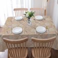 thumbnail image 5 of Coastal Rectangle/Square/Round Waterproof Tablecloths 60x84 inch Summer Beach Starfish Ocean Conch Shell Farmhouse Polyester Table Cloth Table Cover Tabletop for Wedding Party Dinner, 5 of 6