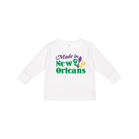 

Inktastic Made in New Orleans Gift Toddler Boy or Toddler Girl Long Sleeve T-Shirt