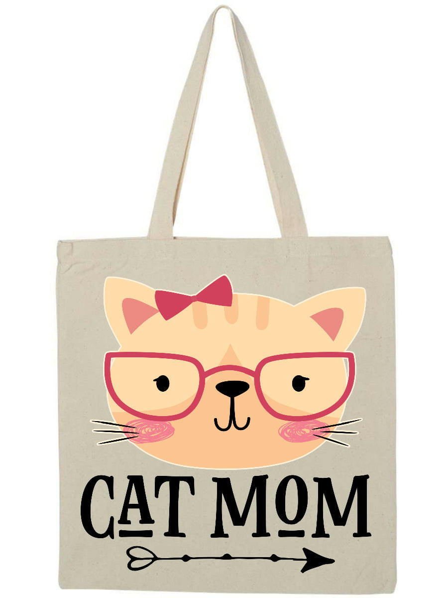 Crazy Cat Lady Paws Large Beach Tote Bag Kitten Funny Shopper Shoulder 