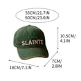 thumbnail image 3 of Homtrend St Patrick’s Day Baseball Cap Irish Shamrock Hat Adjustable Green Lucky Hat for Men Women Ireland Party Parade Costume St Patricks Day Gift, 3 of 8