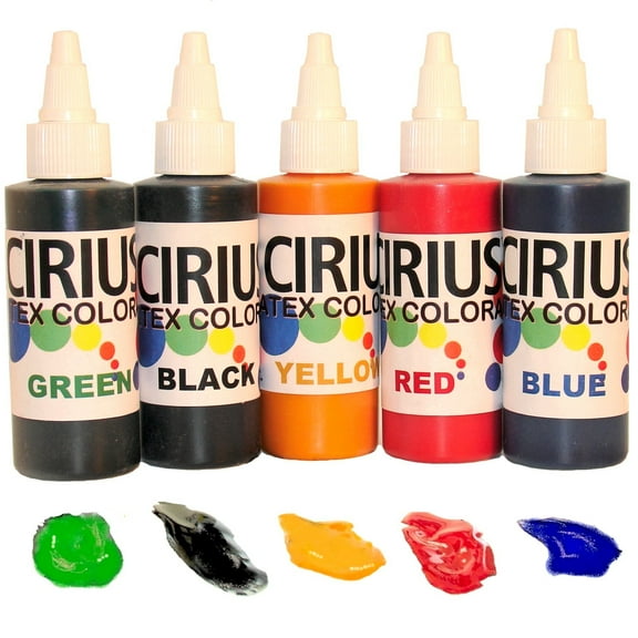 5 Color Latex Pigment Tints- 10-oz. - by Cirius Paints for Painting Latex Surfaces