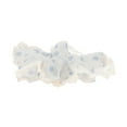 thumbnail image 4 of Unique Bargains 1 Pc Scrunchie Fashion Polka Dot Lace Hair Elastics Blue, 4 of 5