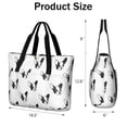 thumbnail image 3 of Tote Bag for Women - Cute Bulldog Shoulder Bag - Large Utility Work Duffle Bag with Zipper Handbag for Travel, Work, Sprots, 3 of 5