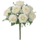 thumbnail image 1 of Bearachild Ramo de flores de rosas artificiales de 9 cabezas, ramo de flores nupciales Flores artificiales, 1 of 6