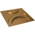thumbnail image 6 of Ekena Millwork 11 7/8"W x 11 7/8"H Seville EnduraWall Decorative 3D Wall Panel, Bright Coat Gold (Covers 0.98 Sq. Ft.), 6 of 6