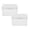 White, variant on 2 Pcs 4"x 6" Index Card Holder Recipe Box Index Card Box Organizer Case Flash Note Card Holder Notecard Box Recipe Organizer for Filling Cards, Notes, Flashcards, Recipes, 5.71"x3.35"x3.54", White