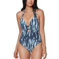 thumbnail image 2 of Tie-Dyed One-Piece Ink Well Size XL Swimsuit Women's Swimwear, 2 of 4