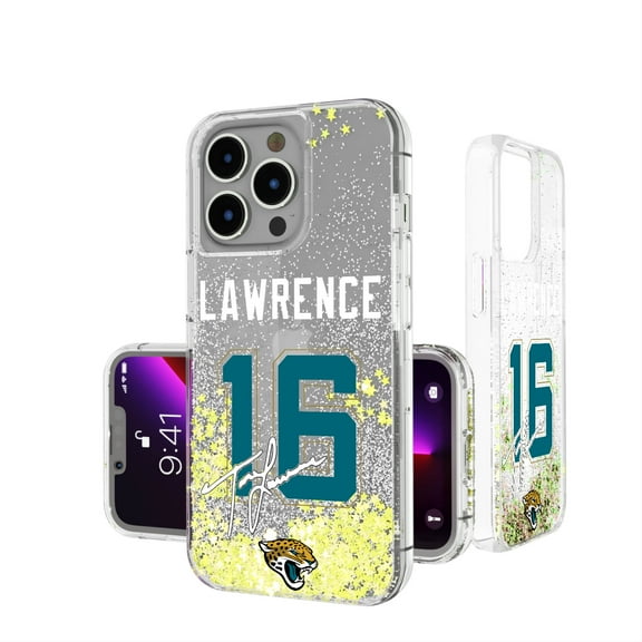 Keyscaper Trevor Lawrence Jacksonville Jaguars iPhone Glitter Phone Case