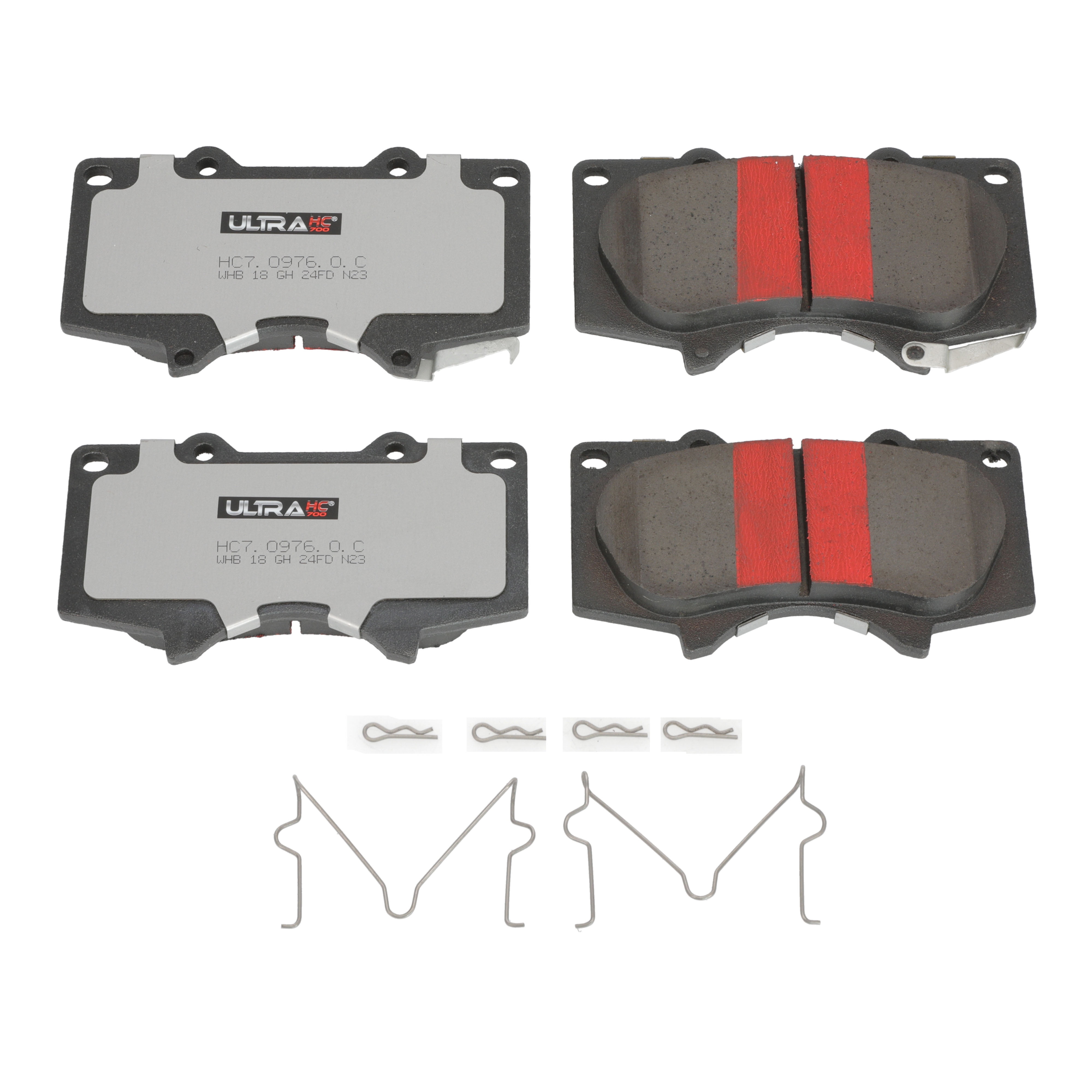 UltraHC 700 Brake Pad Set, Front HC7.0976.0.C, Toyota 4Runner 2023-2003