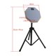 thumbnail image 3 of Professional 8inch Drum Practice Pad With Folding Adjustable Stand Gray--, 3 of 3