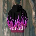 thumbnail image 4 of Hoodies for Men Women 3D Graphic Flame Printing Fleece Sweatshirts Pullover Novelty Cool Funny Hooded Sweatshirt Fall Winter Clothing with Pockets, 4 of 9