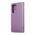 thumbnail image 5 of Wallet Case for Samsung Galaxy S23 Ultra, Embossed Butterfly & Flower Premium PU Leather [Folio Flip][Kickstand][Card Slots][Wrist Strap][Kickstand]Phone Cover for Samsung Galaxy S23 Ultra,Lightpurple, 5 of 5