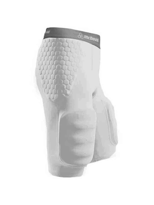 McDavid Rival Integrated Football Girdle with Hardshell Thigh Guard 3X-Large Grey//Bright Yellow