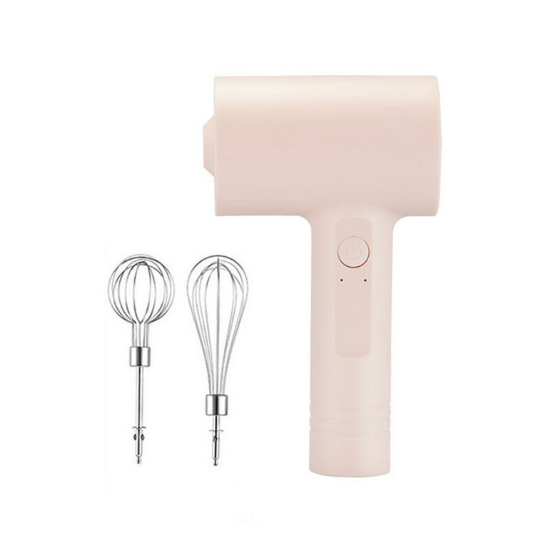 Portable Hand Mixer USB Rechargeable, Electric Whisk Cordless Handheld Mixer for Egg Beater, Baking & Cooking