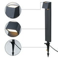 thumbnail image 4 of C Cattleya 6-Pack 6W Low Voltage Matte Black Aluminum LED Outdoor Landscape Path Lights, 4 of 8