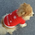 thumbnail image 2 of Shldybc Pet Dog Winter Christmas Print Plush Clothes Pet Dog Long Sleeve Top, Dog Birthday Party Supplies, Pet Clothes on Clearance, 2 of 4