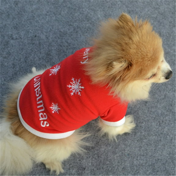 Tainini Dog Red Clothes Dog Christmas Puppy Sweater for Small Dogs Chihuahuam