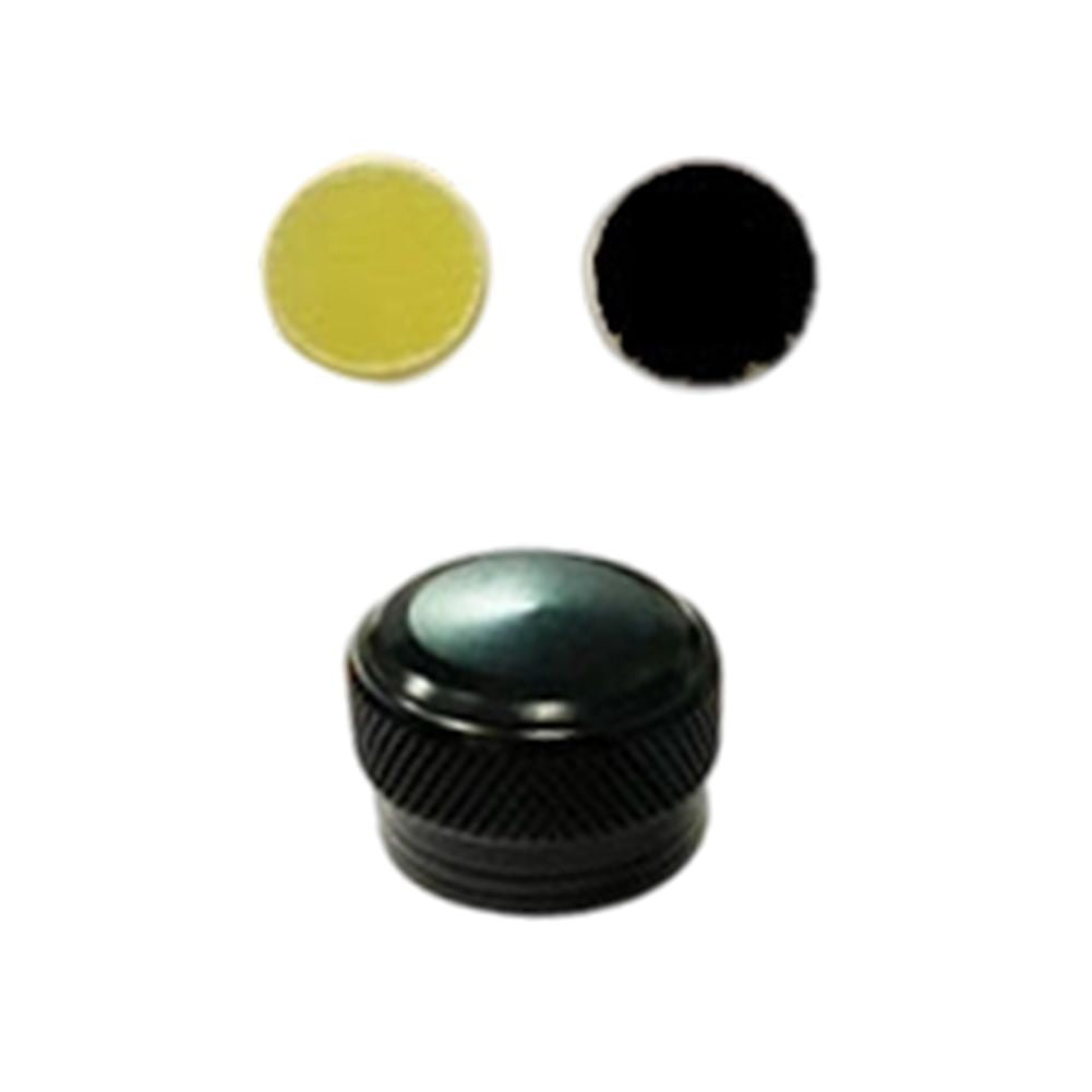11×0 5mm fishing reel brake knob with gasket spool adjustment knob aluminum alloy for casting reels fishing reel spare part (black)