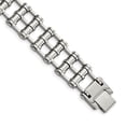 thumbnail image 4 of Stainless Steel Mens Link Bracelet Jewelry 8.5", 4 of 5
