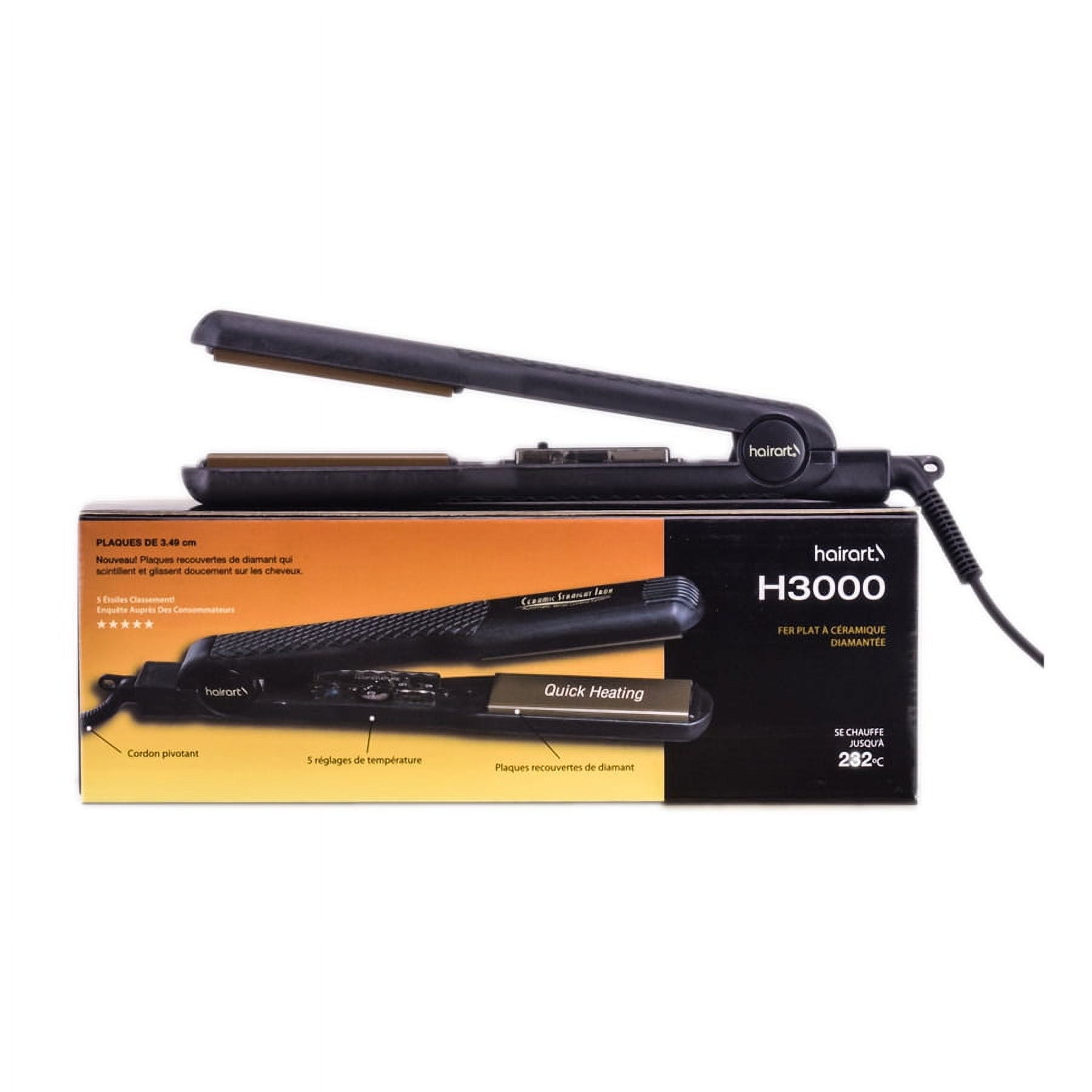 Hairart Professional Ceramic Straightening & Curling Flat