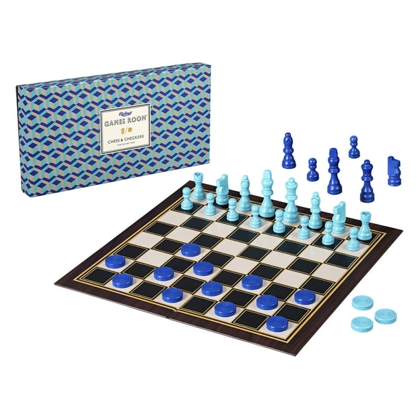 Classic 2in1 Chess and Checkers Family Board Game