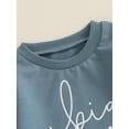 thumbnail image 5 of Toddler Big Bro Lil Sis Siblings Matching Outfits Baby Boy Girl Crewneck Sweatshirt Tops/Romper Spring Fall Clothes, 5 of 8