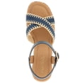 thumbnail image 4 of Kensie Women's Sanya Raffia Platform Heeled Sandal, 4 of 5