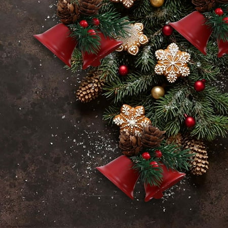 

Festive Red And Green Christmas Ornament Decoration Border Pencil Ornament Glass