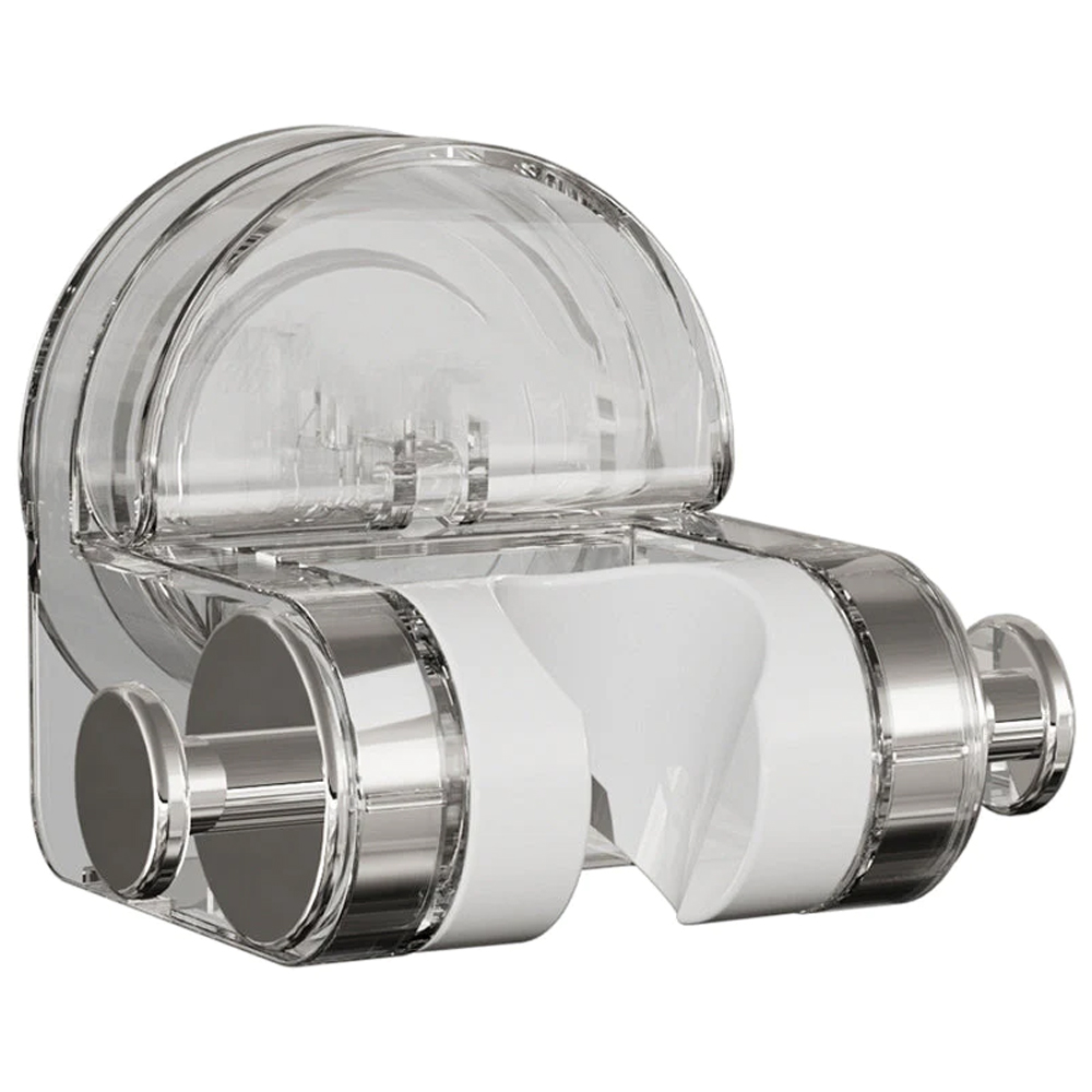 Integrated Suction Cup Shower Rack, Adjustable Wall Mounting Shower