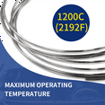 thumbnail image 5 of Nichrome 80 1.2mm 16 Gauge AWG Heater Wire Heating Elements 8ft Long, 5 of 5