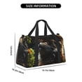 thumbnail image 3 of Easygdp Realistic Style Cute Cat Bolsa de Gimnasio, Bolsa de Viaje Duffel, Bolsa de Fin de Semana con Compartimentos, Bolsa de Mano para Noche, 3 of 7